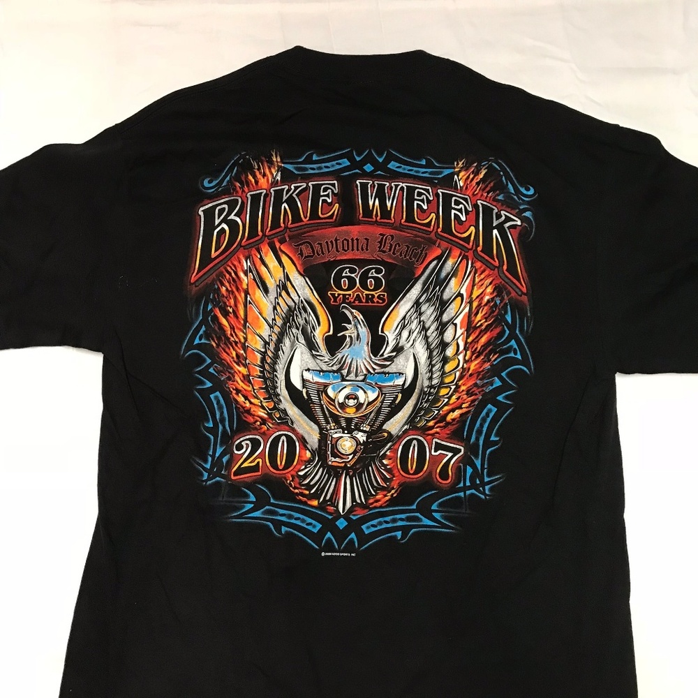Daytona Beach Bike Week 2007 Large T-Shirt - Picture 4 of 5